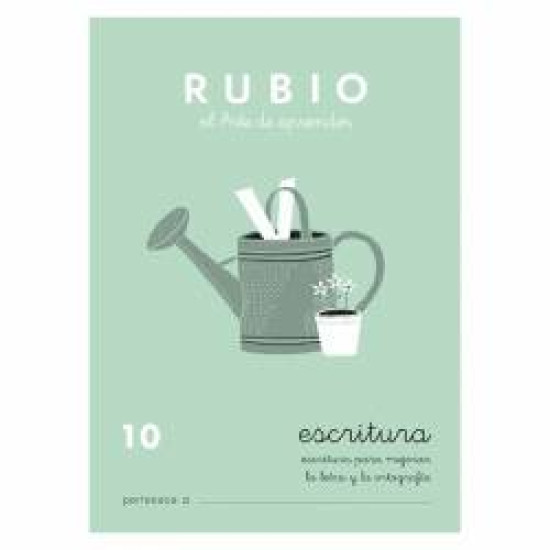 CUADERNOS RUBIO ESCRITURA 10 P/10U