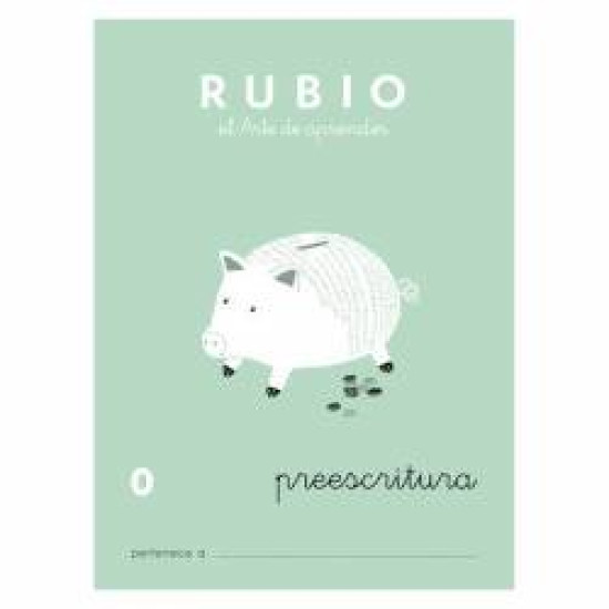 CUADERNOS RUBIO PREESCRITURA 0 P/10U