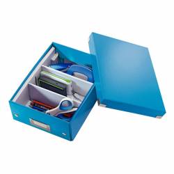 CAJA ARCH. CLICK&STORE WOW 28X10X37 AZUL