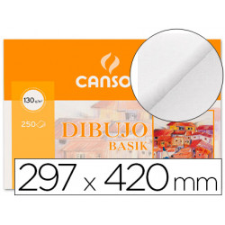 PAPEL DIBUJO BASIK 297X420 -130 GR -SIN RECUADRO