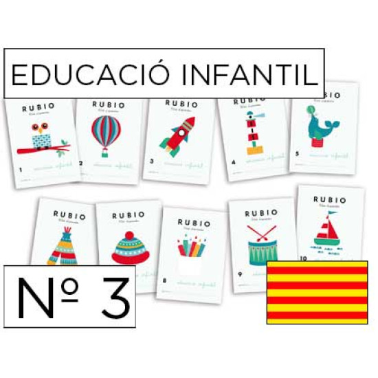 CUADERNO RUBIO EDUCACION INFANTIL Nº3 CATALAN