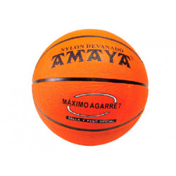 BALON AMAYA DE BASKET CAUCHO NARANJA OFICIAL N 7