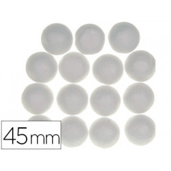 BOLAS DE POREXPAN COLOR BLANCO 45 MM BOLSA DE 6 UNIDADES