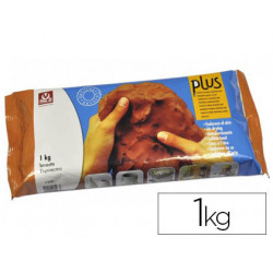 ARCILLA SIO-2 PLUS QUE ENDURECE AL AIRE TERRACOTA PAQUETE DE 1 KG