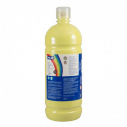 Botella 1000ml de témpera amarillo limón - por botella
