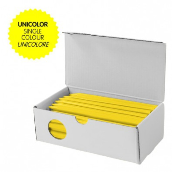 Caja 50 Plastipastel del mismo color amarillo - por caja