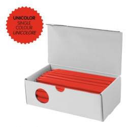 Caja 50 Plastipastel del mismo color rojo - por caja