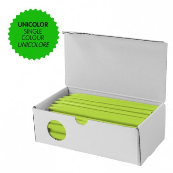 Caja 50 Plastipastel del mismo color  verde hoja - por caja