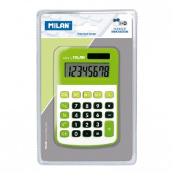Blister calculadora 8 dígitos verde - por blister