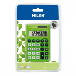 Blister calculadora 8 dígitos Pocket verde - por blister