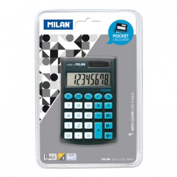Blister calculadora 8 dígitos Pocket negra - por blister