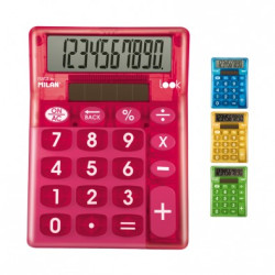 Display 6 calculadoras 10 dígitos Look colores surtidos - por expositor