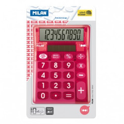 Blister calculadora Look rosa - por blister