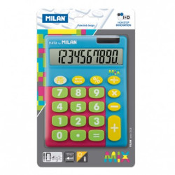 Blister calculadora MIX azul - por blister