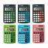 Display 12 calculadoras 8 dígitos Pocket colores surtidos - por expositor
