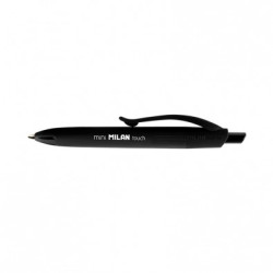 Bote 40 bolígrafos Mini P1 Touch negros - por bote
