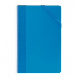 Libreta tamaño medio, papel 80 g color crema, Colours azul - por paperbook