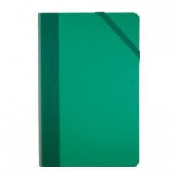 Libreta tamaño medio, papel color crema de 80g, Colours verde - por paperbook
