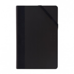 Libreta tamaño medio, papel 80 g color crema, Colours negra - por paperbook