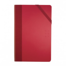 Libreta tamaño medio, papel color crema de 80g, Colours rojo - por paperbook