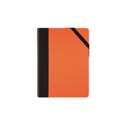 Libreta tamaño pequeño, papel puntos de 80g, Fluo naranja - por paperbook