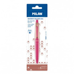 Blister bolígrafo Capsule Copper rosa, tinta azul     - por blister